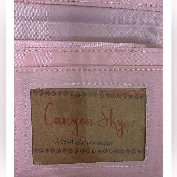 Canyon Sky Wallet with Turquoise Accent Embellishment NWT - Picture 5 of 14